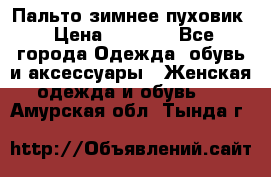 Пальто зимнее пуховик › Цена ­ 2 500 - Все города Одежда, обувь и аксессуары » Женская одежда и обувь   . Амурская обл.,Тында г.